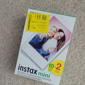 Fujifilm Instax Mini Instant Film - 10 + 2 Pack (White Packaging)